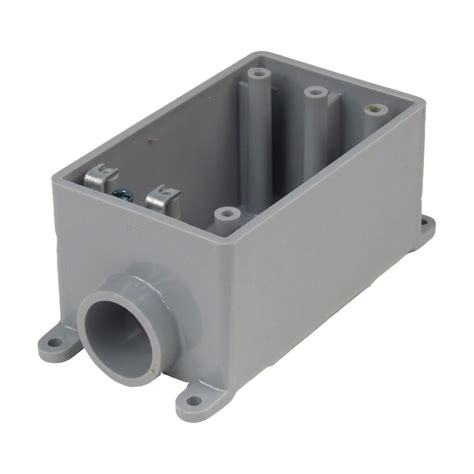 small plastic electrical junction box home depot|electrical outlet box for drywall.